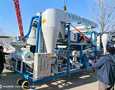 茂恒機械：復式精選機系列裝車發貨?。?！